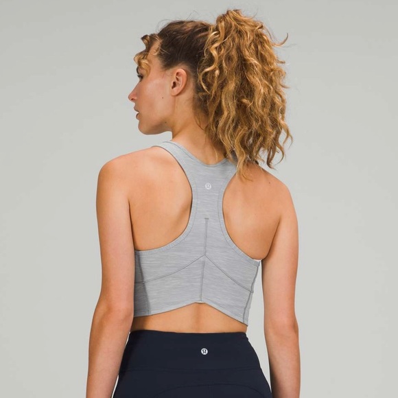 🤍Lululemon Power Thru Tank - Heathered Rhino Grey - Size US 8 🤍 - Picture 7 of 9